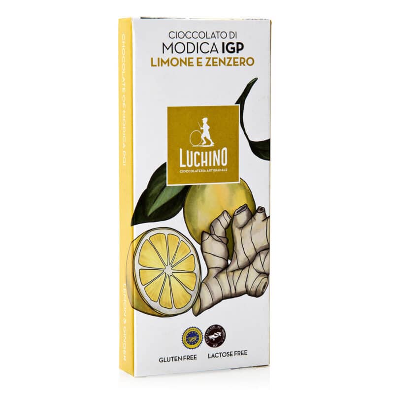 PGI Modica Chocolate - Lemon and Ginger