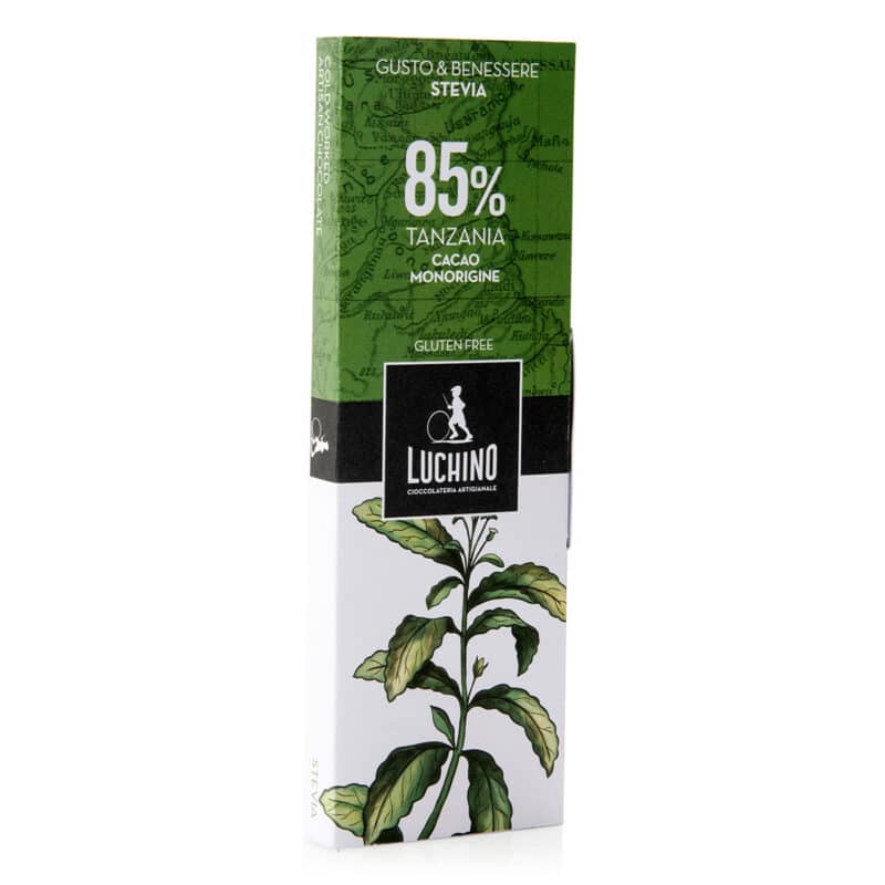 Cioccolato Tanzania 85% - Stevia